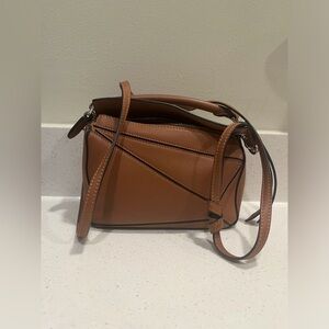 Loewe mini puzzle leather bag
